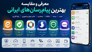 بهترین پیام‌رسان‌های ایرانی؛ مقایسه کامل امکانات، امنیت، سرعت و تجربه کاربری